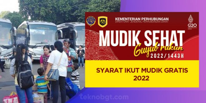 syarat ikut mudik gratis kemenhub 2022